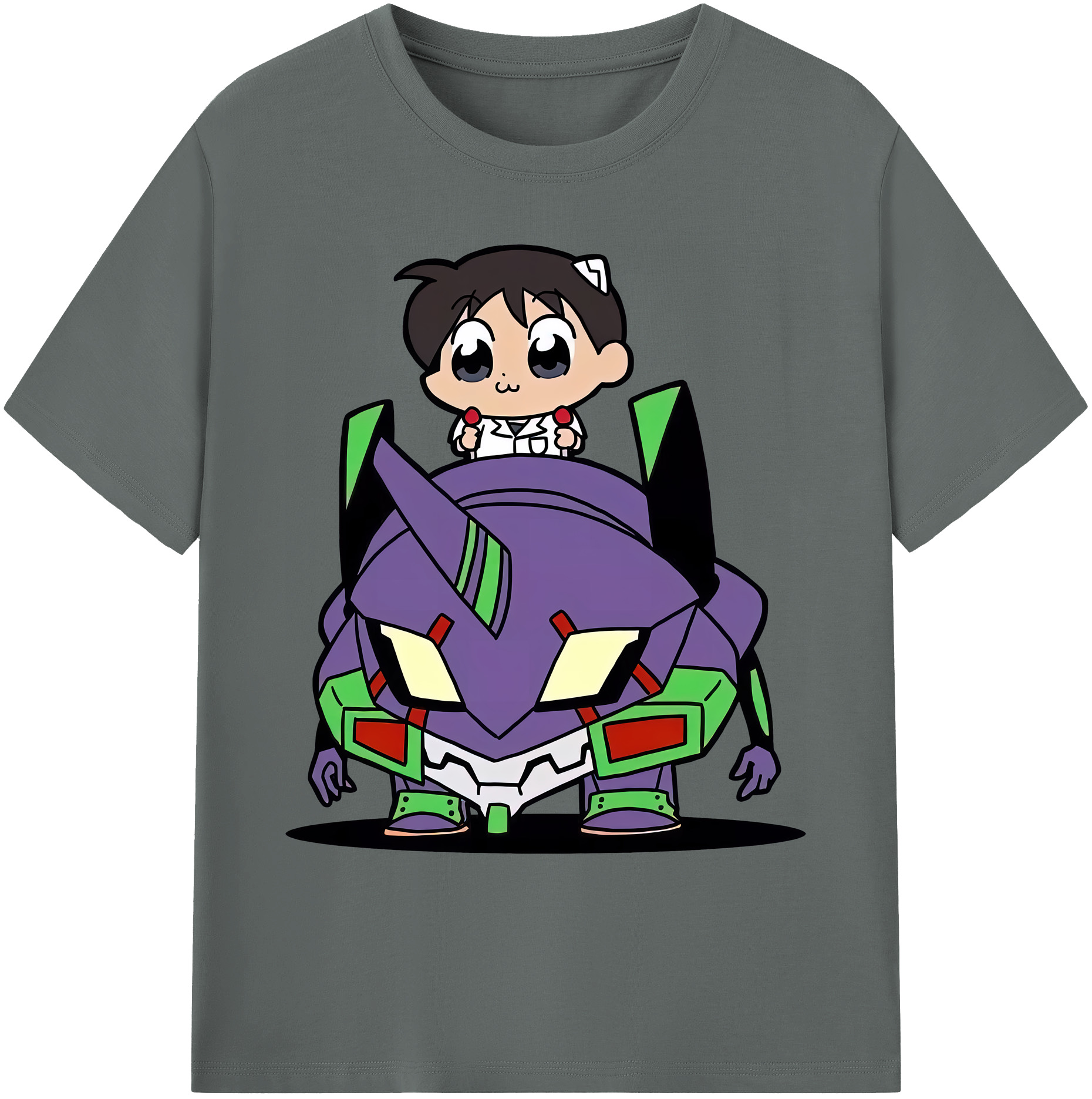 （画像用） EVA 新世紀エヴァンゲリオン 綿100％ メンズ半袖Tシャツ｜肌触りやわらか＆通気性